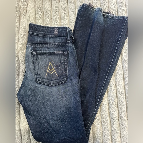 7 For All Mankind Pants - 7 for all mankind flare jeans size 27”